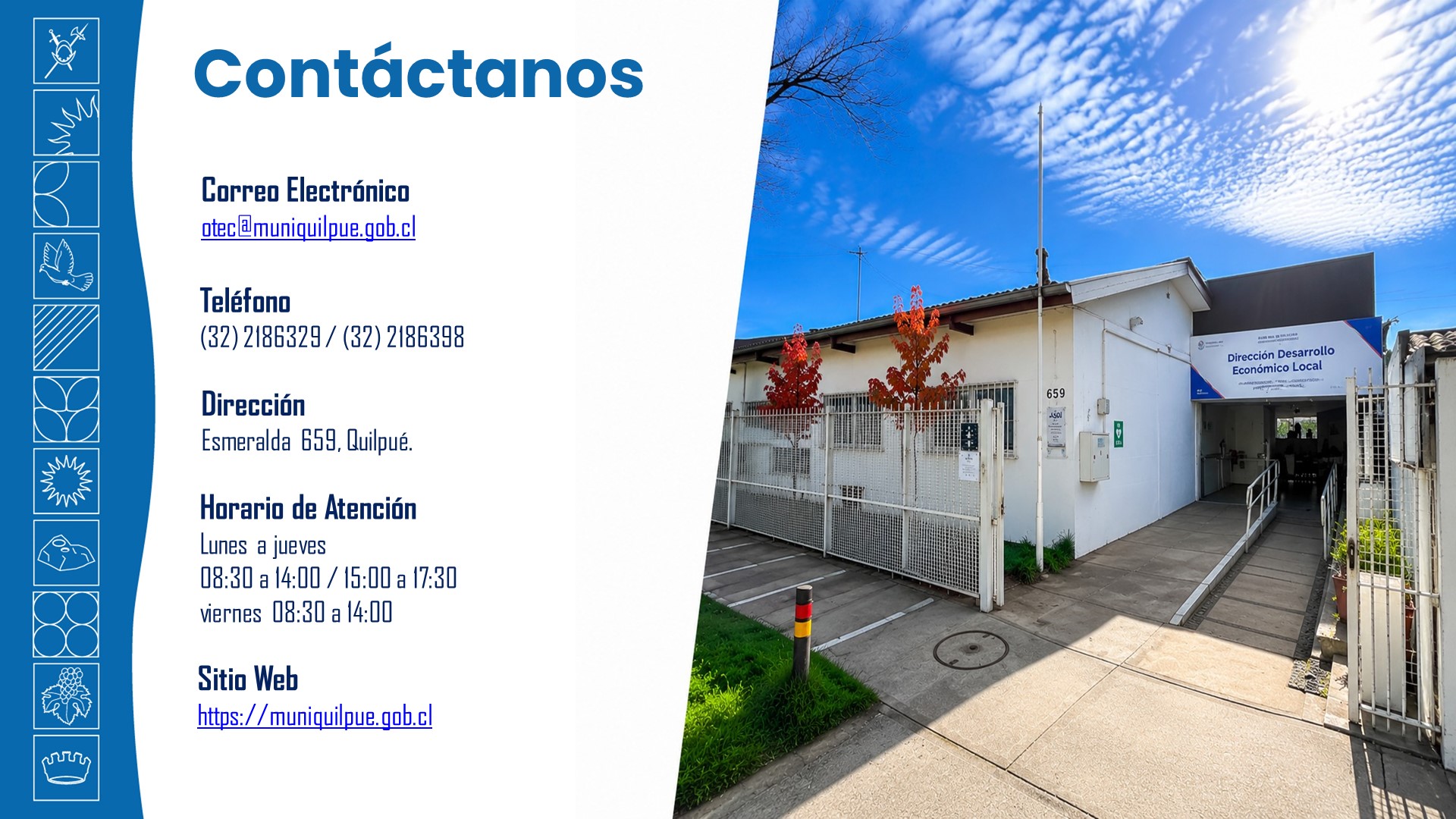 datos de contacto del OTEC Municipal